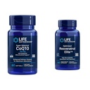 Life Extension Super Ubiquinol CoQ10 60 Softgels in Optimizirano Resveratrol Elite 60 Vegetarian kapsule paket