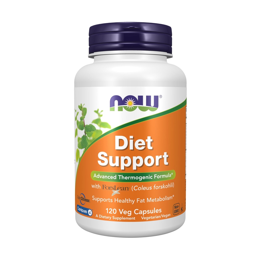 NOW Foods Supplements, Dietna podpora z ForsLean® (Coleus forskohlii), 120 Veg kapsule