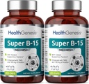 Super B-15 100 Vcaps 2 paket - Niacin kalcijev holin inozitol DMG TMG - podpira zdrave ravni energije kisika