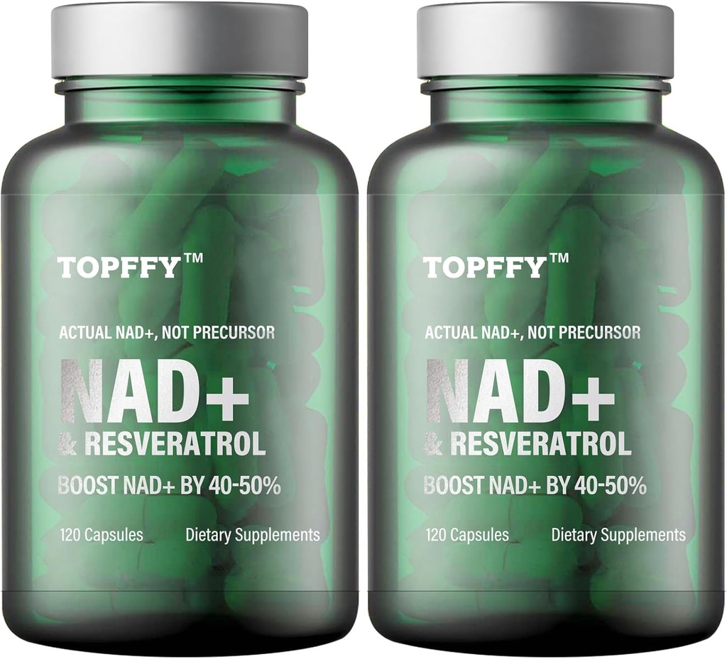 NAD+ & Resveratrol dodatek, 240 Softgels NAD+ Povečanje dopolnilo za največjo absorpcijo za podporo Celularno energijo staranje obrambo