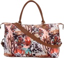 Vikender vrečka Duffle vrečka za ženske velike potovalne tote vrečke čez noč Weekend vrečke z rameni Strap kravje leopard Atzec...