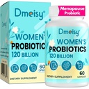 Menopause dopolnila za ženske, 120 milijard CFU probiotik, 13-v-1 zelišča probiotiki kompleks, za Menopause Relief, Hormone Balance, vroče Flashes, nočno potenje, Mood Swings, Gut & Immunity - 60 kapsula