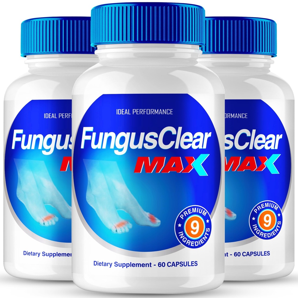 IDEALNA UČINKOVITOST (3 pakiranja) Fungus Clear Max Toenail tablete (180 kapsul)