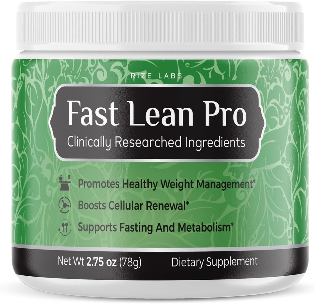 Rize laboratoriji Fast Lean Pro Advanced Formula Dodatek Hidracija BCAA Drink Kapsule v jarku, Enostaven za Scoop in Okusi Great (30 Serving)