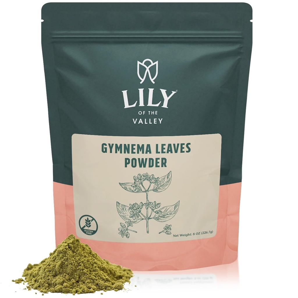 ZDRAVLJENJE VALLEY Gymnema Sylvestre Leaf Powder - Herbal Gurmar Powder - Vegan & Gluten-free - pakirano v Reseable Pouch (8oz, 226g)