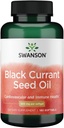 Swanson Black Currant Seed Oil - zeliščni dodatek za spodbujanje imunskega sistema in zdravje srca podporo - Naravna Formula podporo sklepov zdravje - (180 Softgels, 500mg vsak)