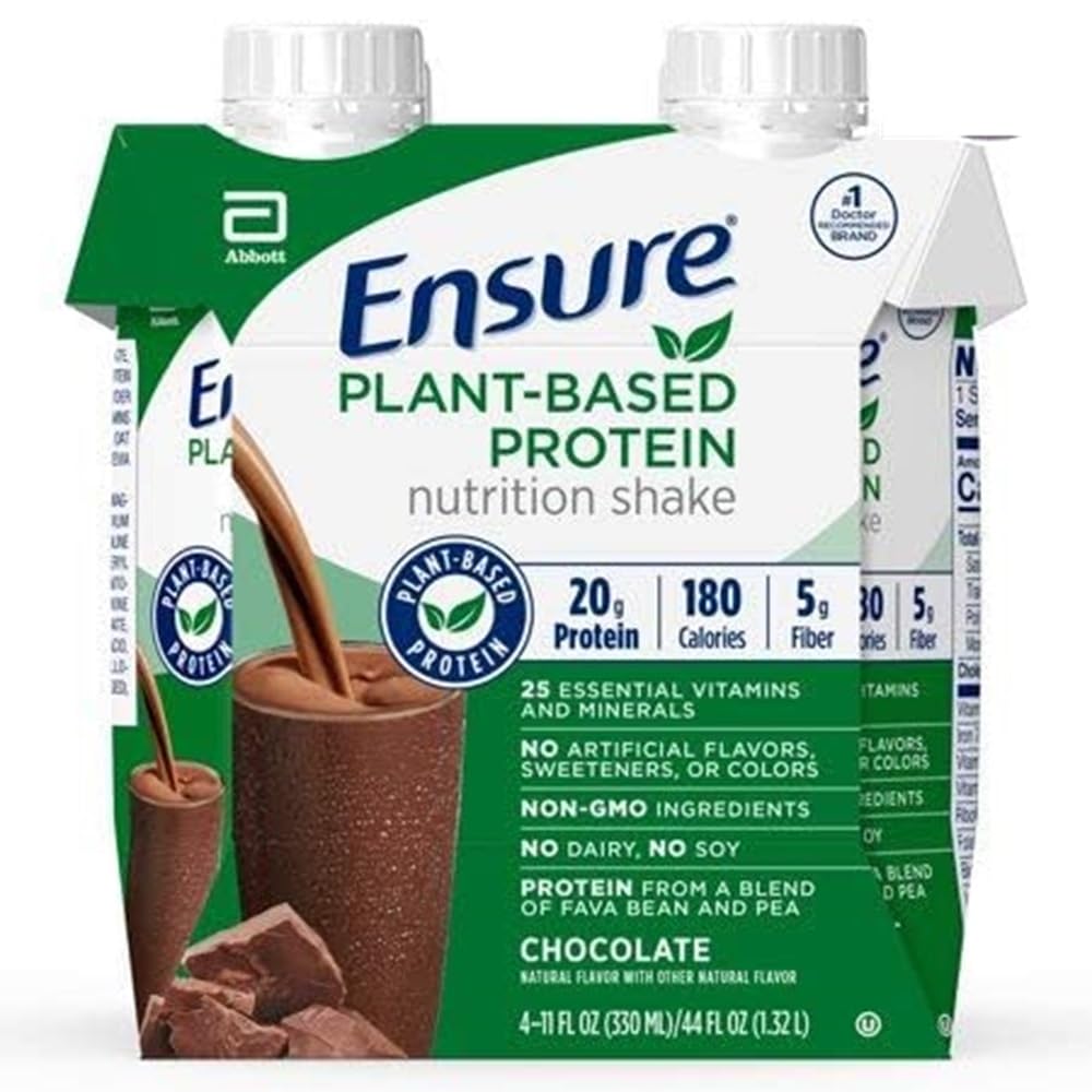 Zagotovite rastlinske beljakovine Prehrana Shakes Čokolada 11 Fl Oz vsak (2 paket)2