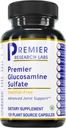 Premier Research Labs Glukozamin Sulfat - Shellfish Free Glucosamine Sulfate Kapsule za skupno podporo, Povezljivo zdravje tkiv, 750 mg na postrežbo, Vegan prijazno - 120 Vegetarijanske kapsule