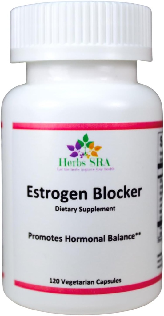 Estrogen blokator - Napredna Formula z DIM & Resveratrol - Podpira Hormonsko ravnovesje in celično zdravje - 120 Vegetarijanske kapsule