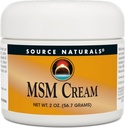 Vir Naturals MSM krema - Vsebuje vitamin E in Ginkgo - 2 oz