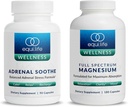 Equilife Full Spectrum Magnezij (180 ct.) in Adrenal Soothe (90 kap) Bundele Mood & Energy Support Supplement, Vegan, Non-GMO