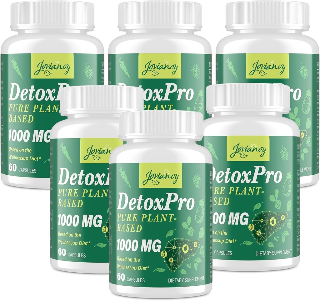 1000 MG Nežna detox čiščenje, naravni toksin Flush za jetra, črevo in Colon, antioksidant in prebavne podpore, Zeolit, hitro deluje razstrupljanje kompleks za ženske in moške – 480 Kapsule