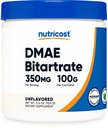 Nutricost Pure DMAE- bitartrat v prahu 100 gramov
