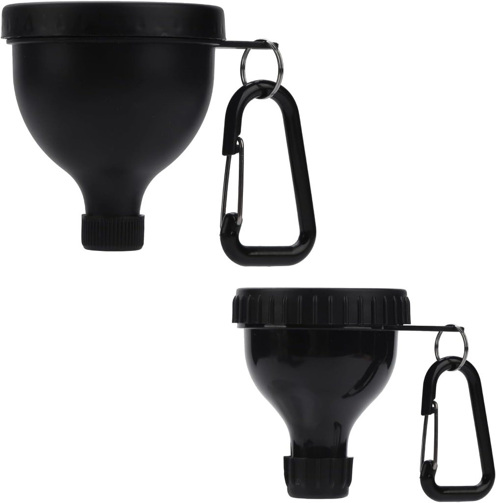 2 Pcs Protein Powder Container, Portable Protein Powder Travel Container, Protein Powder Funnel, Vodna plastenka za mešane praške, Predworkout/Gym Supplement Funnel Ključna veriga (50ml+100ml)