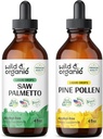 Divja in organska žaga Palmetto Tinktura 4 fl oz & pine Pollen Tinktura 4 fl oz