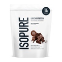 Izopura Low Carb 100% čisti sirotkini izolati beljakovin v prahu, laktoza brez glutena, brez vitaminov, nizozemska čokolada, 25g beljakovine na serviranje, 1 Lb, 14 Servisi (Packaging May Vary)
