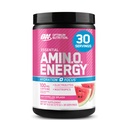 Optimum Nutrition Amino Energy Powder Plus Focus, z BCAA, elektroliti, in kofein, lubenica, 30 Servingations (Packaging May Vary)