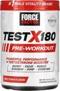 Test FORCE FACTOR X180 Predworkout Powder & Energy Supplement, Boost Focus & vzdržljivost, Gradite mišice in moč, dušikov oksid dopolnilo z Ashwagandaha & L-Citrullin, Sadni Punch, 30 Servinges