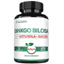 1520mg Ginkgo Biloba dopolnila z Gotu Kola Leaf, Bacopa Monnieri - 270 Kapsule - Dodatna podpora za zdravje možganov, funkcija spomina, Fokus & Vision Kakovost - 3 Mesec dobave
