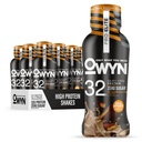 OWYN samo tisto, kar potrebujete Pro Elite Vegan rastlin na osnovi beljakovin Keto Shake, No Nut Butter Cup, Zero Sugar, 32g proteinov, Omega-3, Prebiotiki, Superfoods Greens za vajo in regeneracijo, 0g neto ogljikovih hidratov