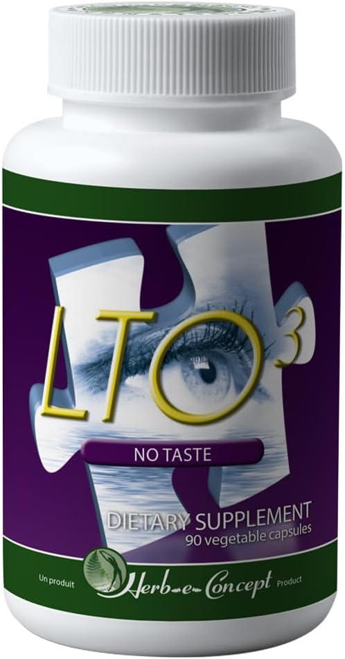 LTO3 Brez okusa z L-teanino, Omega 3 in Skullcap - Koncentracija in fokus (90 kap)