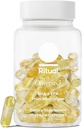 Ritual Omega 3 - Vegan - znanstveno podprti odmerek DHA & EPA maščobnih kislin v 2:1 Razmerje, Biorazpoložljivo, Brain and Heart Health Support, Minimal Burp-Back, Trajno izvorne mikroalge, 30 dnevna dobava
