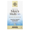 Solgar One Daily Men's Multi 50+ Celotna podpora za telo za moške 50 in starejši zelo težko zapoznelo sproščanje srce, energija, stres, mišice, kosti, prostate podpora Vitamin 60 Veganske kapsule, 60 Servings