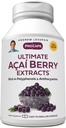 ANDREW LESSMAN Ultimate Açai Berry Extracts 60 kapsul - Zagotavlja standardizirane, protioksidant Rich, koristne Acai Berry komponent. Mešanica visokih stopenj. Zaščitne spojine. Brez dodatkov