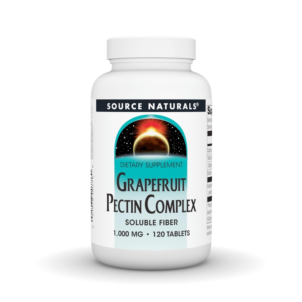 Vir Naravne Grenivke Pektin, topen Fiber - 1000 mg prehranska dopolnila - 120 tablet