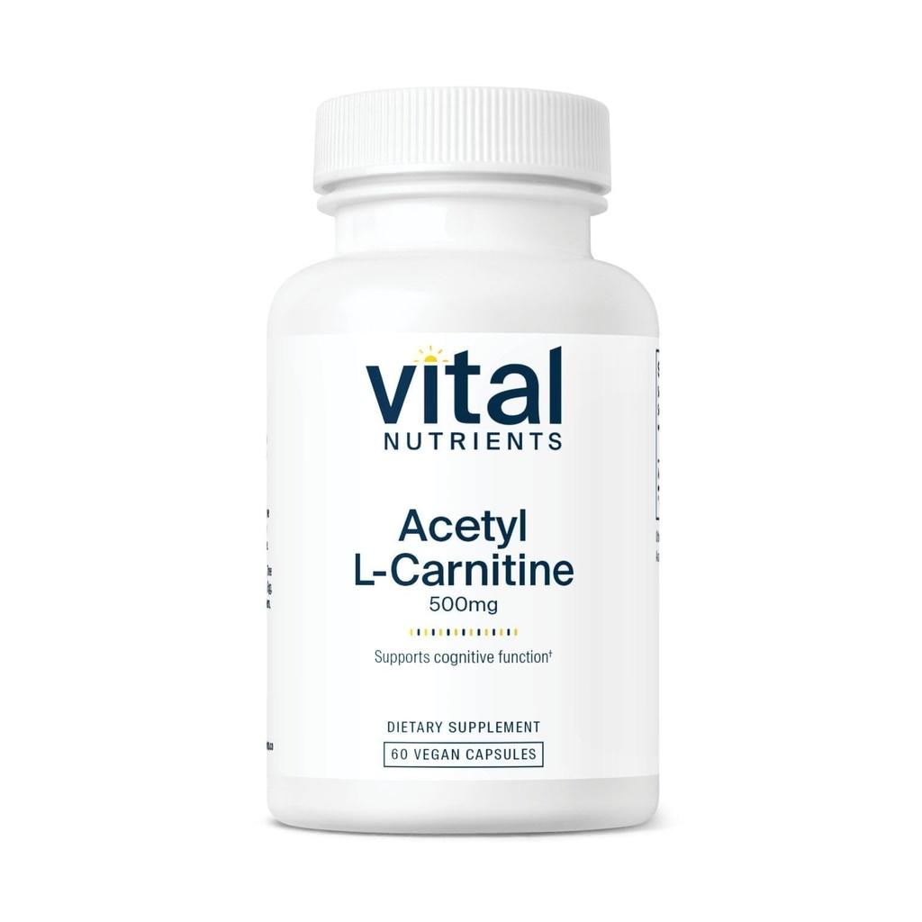 Vital Nutrients Acetil L-karnitine 500mg 