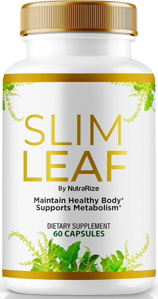 Slim Leaf tablete, Ultra-Pure Keto Formula, vse naravne Keto kapsule za dnevno energijo in Fitness podporo, Slim Leaf Detox in čiščenje, Premium Keto Lifestyle, SlimLeaf (60 kapsul)