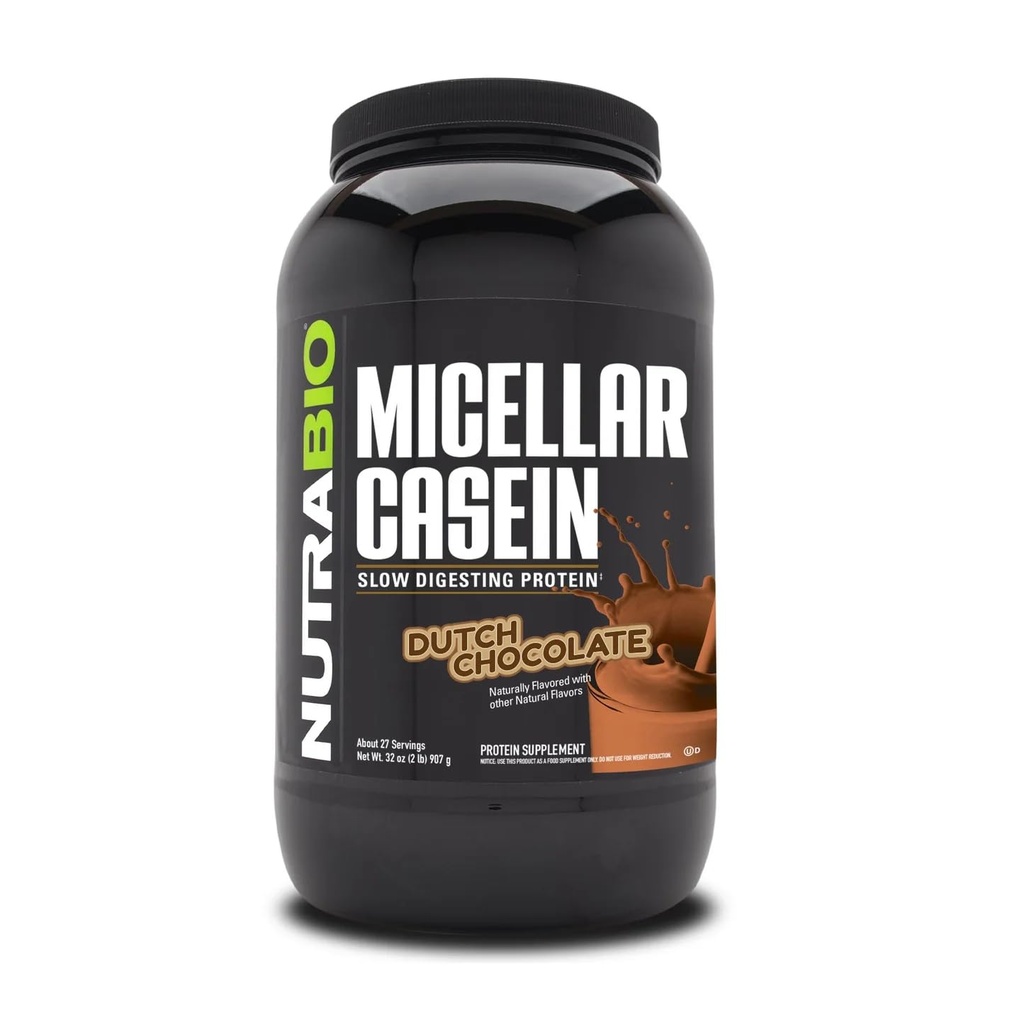 NutraBio Kazein Protein Powder, Micellar Casien Powder, 25g Počasno Prebavljanje Beljakovine, Pomaga vam polno, Čez noč okrevanje in rast mišic, BCAA & EAA, Gluten Free, Soy Free, 2Lb Čokolada
