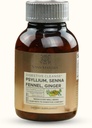 Prebavne čistilne kapsule - 1200mg Psylium, Senna, Fennel, Ingver Extract - 60 Count, Natural Digestive & Health Support, Gentle Bowel Movement Aid - Veganska Formula za uravnoteženo zdravje Gut