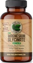 Magnezij Glicinat - 200 g Čisti prašek s čistimi Lab vitamini, Veganom, Gluten-, Sugar-, Soy Free Made in Canada