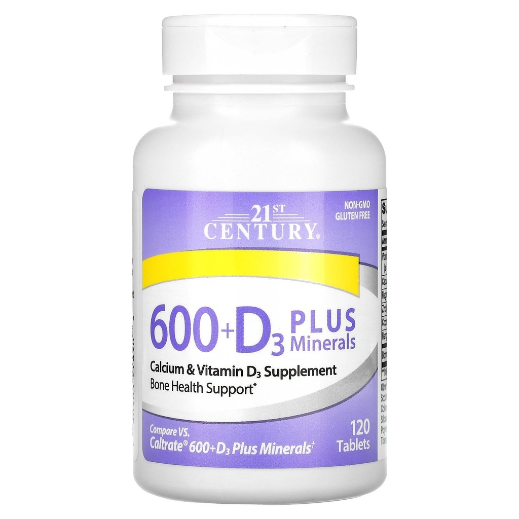 Kalcij 600 Plus D Plus Minerali Kapleta, 120Count (27498)