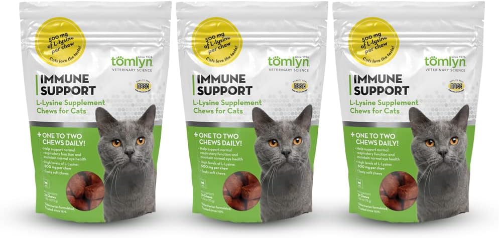 Tomiln Imunska podpora L-Lysine Nutritional dodatek 2,65oz vsak (3 pakiranje)
