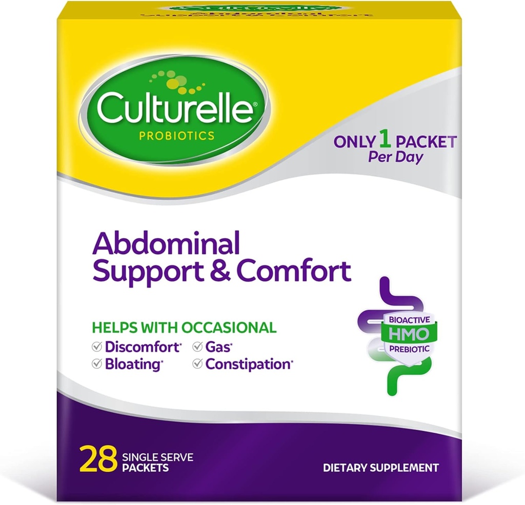 Culturalle Trebušna podpora & Comfort, Dnevni Proaktivni pristop za spodbujanje Gut Health*, Pomaga pri občasnih trebušnih vprašanjih, napihnjenost, in plin – 28 Število (Pack od 1)