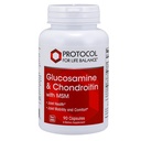 Protokol Glukozamin & hondroitin z MSM - Skupna podpora* - Chondroitin MSM dodatek - Non-GMO & Dairy Free - 90 Veg Caps