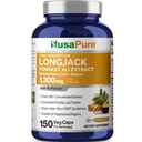 NusaPure Longjack Tongkat Ali 260.000mg 150 Veggie Caps (ne-GMO, Gluten Free) Bioperine