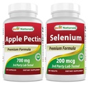 Best Naturals Apple pektin 700 mg & Selen 200 mcg