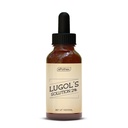 Lugoljeva raztopina 2% 1oz steklena kapalka Steklenica. Vsebuje kalijev jodid in jod, 30 ml