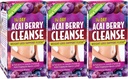Applied Nutrition 14-Day Acai Berry Cleanse - 56 tablet, Pakiranje 3 - Podpora za hujšanje Flush + Mlečni osat - 84 Skupaj Serving