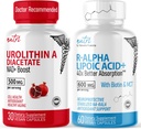 Naravne fuzije Urolitin Diacetat 500mg & R Alfa Lipoična kislina 600mg (60 kapsul) - Antioksidant/Energetska mešanica