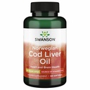 Swanson Cod Jetra Oil - Wellness dodatek spodbujanje kosti, zdravje kože, podpora vida in imunski sistem funkcijo w/visoka absorpcija Vitamin A - (180 Softgels, 350mg vsak)
