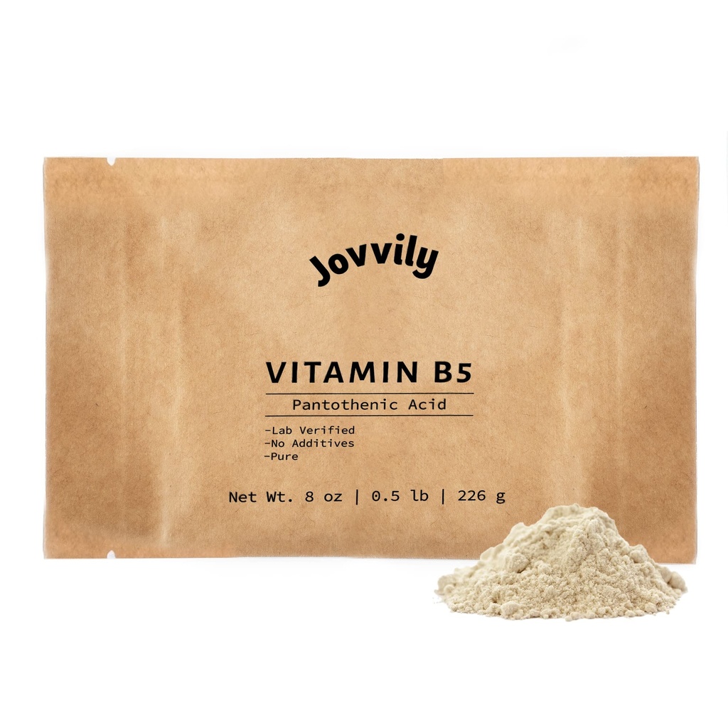 Vitamin B5 - Pantotenska kislina - 8 oz - D-kalcijev pantotenat - vedno čist - brez polnil ali dodatkov