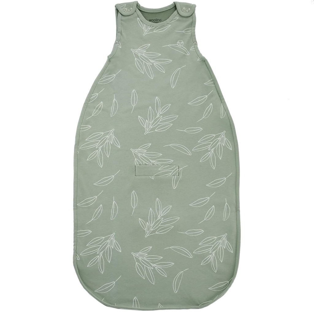 Wolino Toddler spalna vreča, 4 Sezona Merino Wool in organski bombaž Baby spalna vreča ali Sack, 2-4 let, Sage