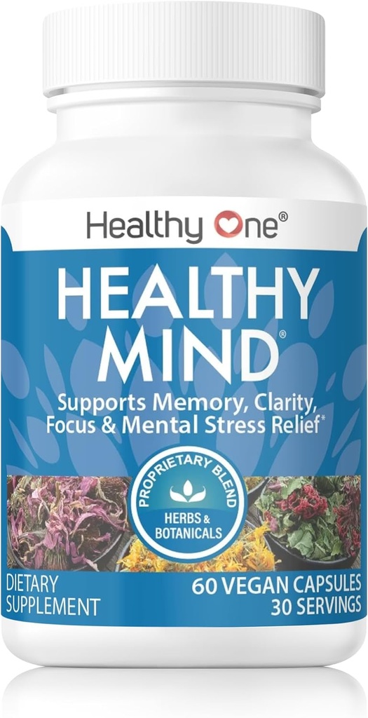 Zdrav um - Varen za najstnike - Možganska megla - Kognitivna funkcija - Koncentracija - Fokus - Neuralna optimizacija - Mood - Ginkgo Biloba - Ginseng - Rhodiola - Bacopa - Gotu Kola - Zeleni čaj - 150 grofov