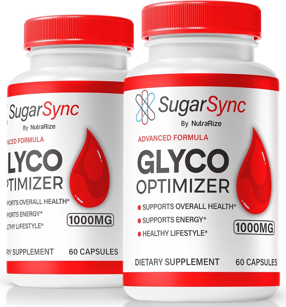 NutraRize (2 pakiranji) Sugar Sync Glyco Optimizer Kapsule, Uradni sladkorSync Glyco Optimiser, Sugar Sync Joint Optimizer, Sugar Sync Gluco Cleanse Formula, SugarSync Glycol Mnenja (120 kapsul)