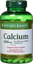 Naravne plemenite kalcij Absorbljiva 1200 mg z vitaminom D zapolnjena tekočina, 120 Število