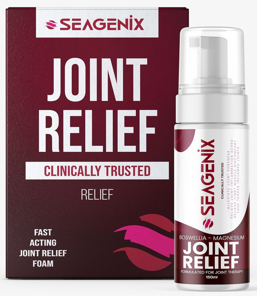 Joint Relief Muscle Foam - Joint Spray Boswellia Magnezium Formula – Relax Stiff Joints – Laase Muscle Discomfort Fast - All Natural – Relief za otežene sklepe in mišice
